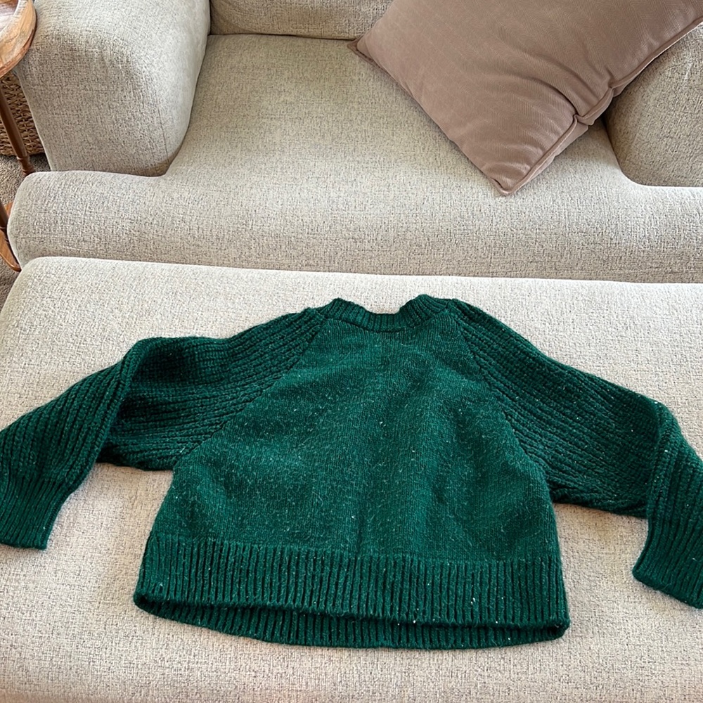 Top Shop green sweater